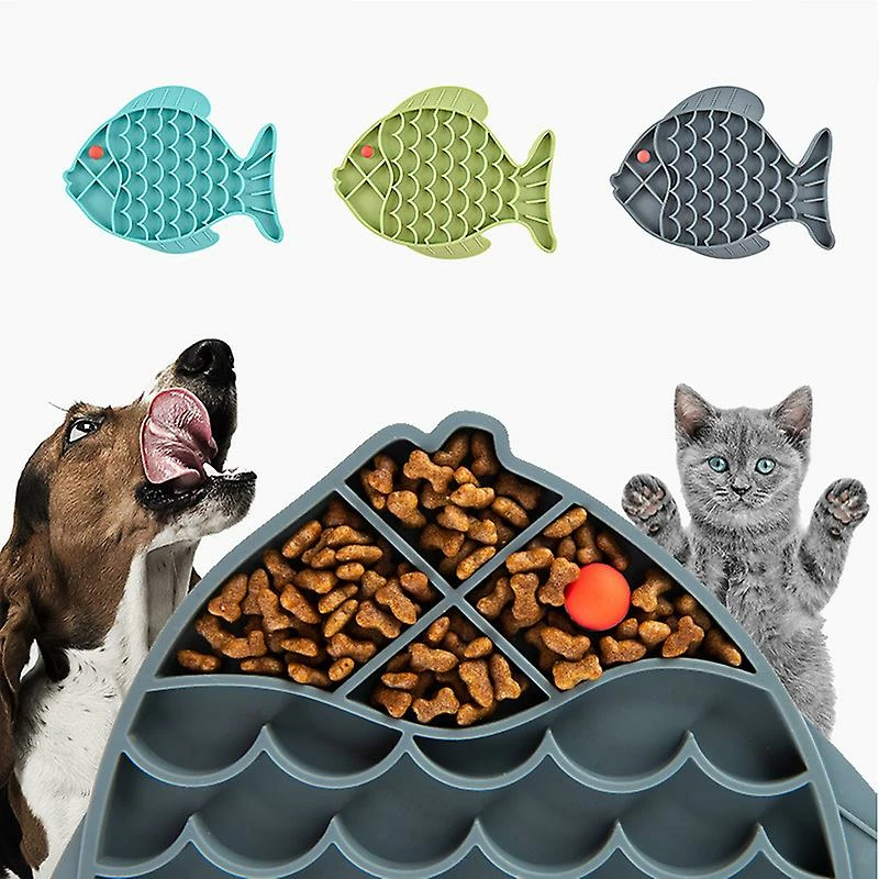 Alisili Fish Shape Silicone Bowl Dog Lick Mat Slow Feeding Food Bowl Pour Petits Chiens De Taille Puppy Cat Treat Feeder Distributeur Pet Supplies 3 Alisili Fish Shape Silicone Bowl Dog Lick Mat Slow Feeding Food Bowl Pour Petits Chiens De Taille Puppy Cat Treat Feeder Distributeur Pet Supplies – Image 3