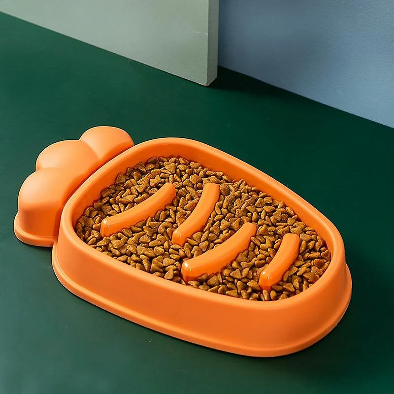 Alisili Pet Slow Food Bowl Carrot Type Anti-choke Rice Bowls Puppy Cat Slow Down Eating Feeder Dish Prevent Obesity Dog Feeding Supplies 2 Alisili Pet Slow Food Bowl Carrot Type Anti-choke Rice Bowls Puppy Cat Slow Down Eating Feeder Dish Prevent Obesity Dog Feeding Supplies – Image 2