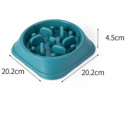 Alisili Pet Dog Slow Feeder Bowl Non Slip Puzzle Bowl Anti-gulping Pet Slower Food Feeding Dishes Dog Bowl For Medium Small Dogs Puppy -Pet Soin 811141617 max