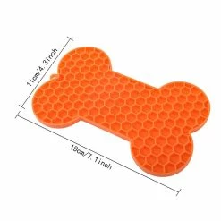 Alisili Mat For Pet Dogs Cats Slow Food Bowls With Suction Cup Feeding Food Bowl Silicone Dog Lick Pad -Pet Soin 811141852 max