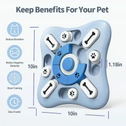 Alisili Dog Puzzle Toys Puppy Toys Dog Food Treat Slow Feeder Bowl Interactive Dog Toys For Iq Training Mental Pet Sound Toys -Pet Soin 811141917 max