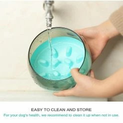 Alisili Pet Dog Spill-proof Dog Food Bowl Slow Eating Pet Space Capsule Tumbler Slower Feeder Dish Cat Dog Water Bowl Pet Accessories -Pet Soin 811141923 max