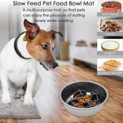 Alisili Pet Dog Bowl Dog Slow Feeder Bowl Puppy Cat Slow Eating Dish Bowl Feeding Dog Cat Food Bowl Pet Supplies Anti-gulping Food Plat 7 Alisili Pet Dog Bowl Dog Slow Feeder Bowl Puppy Cat Slow Eating Dish Bowl Feeding Dog Cat Food Bowl Pet Supplies Anti-gulping Food Plat -Pet Soin 811142032 max