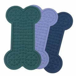 Alisili Bone-shaped Pet Dog Slow Feeders Lick Mat, Boredom Anxiety Reducer Fun Alternative To Slow Feed Bowl Cat Dog Silicone Lick Pad -Pet Soin 811142295 max