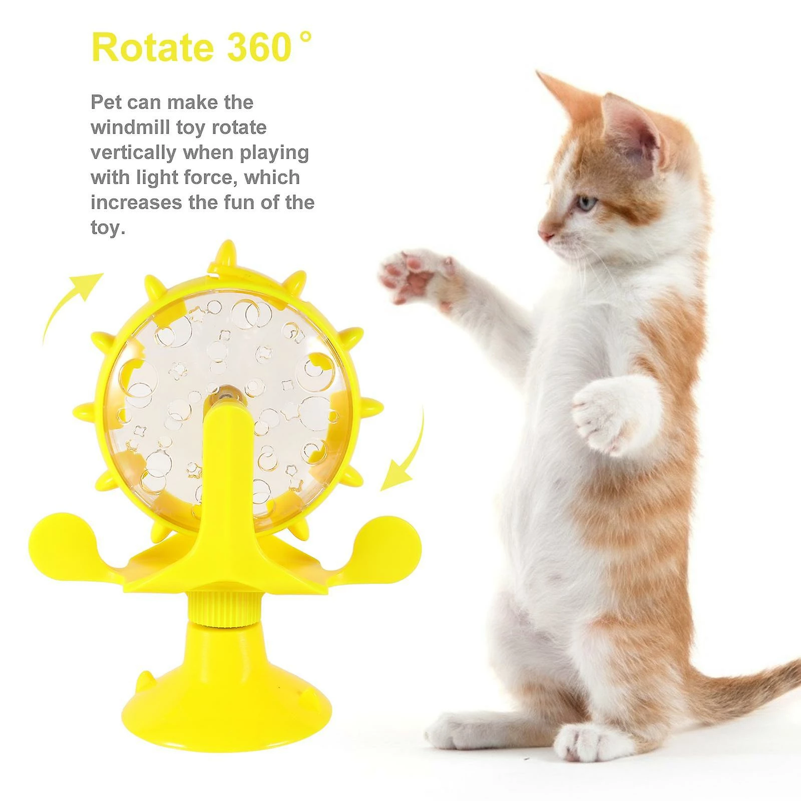 Alisili Cat Toy Pet Feeder Food Slow Dog Dispenser Leaker Toys Treat Windmill Leakage Puzzle Interactive Bowl Educational Catapult Bowls 3 Alisili Cat Toy Pet Feeder Food Slow Dog Dispenser Leaker Toys Treat Windmill Leakage Puzzle Interactive Bowl Educational Catapult Bowls – Image 3