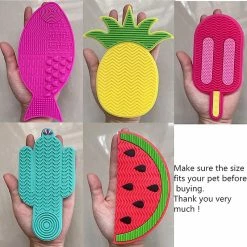 Alisili Pet Products Mat For Dogs Cats Slow Food Bowls With Suction Cup Feeding Food Silicone Lick Pad Dog Slow Feeders Treat Dispensing -Pet Soin 811142383 max