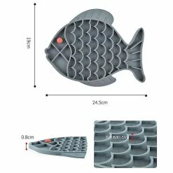 Alisili Silicone Fish Shape Bowl Dog Lick Mat Slow Feeding Food Bowl For Small Medium Dogs Puppy Cat Treat Feeder Dispenser Pet Supplies 9 Alisili Silicone Fish Shape Bowl Dog Lick Mat Slow Feeding Food Bowl For Small Medium Dogs Puppy Cat Treat Feeder Dispenser Pet Supplies -Pet Soin 811142432 max