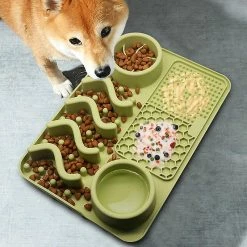Alisili Dog Cat Slow Food Bowl Pet Dog Feeding Bowl Silicone Dog Feeding Licking Mat Dog Healthy Slow Food Feeder Bowl Mat Pet Supplies 5 Alisili Dog Cat Slow Food Bowl Pet Dog Feeding Bowl Silicone Dog Feeding Licking Mat Dog Healthy Slow Food Feeder Bowl Mat Pet Supplies -Pet Soin 811142529 max