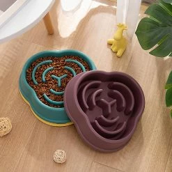 Alisili Non-slip Pet Slow Food Bowl Small Dog Choke-proof Bowl Slow Food Feeder Dog Rice Bowl Pet Supplies Available For Cats And Dogs -Pet Soin 811142550 max