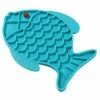 Alisili Fish Shape Silicone Dog Lick Mat For Dogs Pet Slow Food Plate Pet Products Mat For Dogs Cats Slow Food Bowls Pet Feeder Supplies