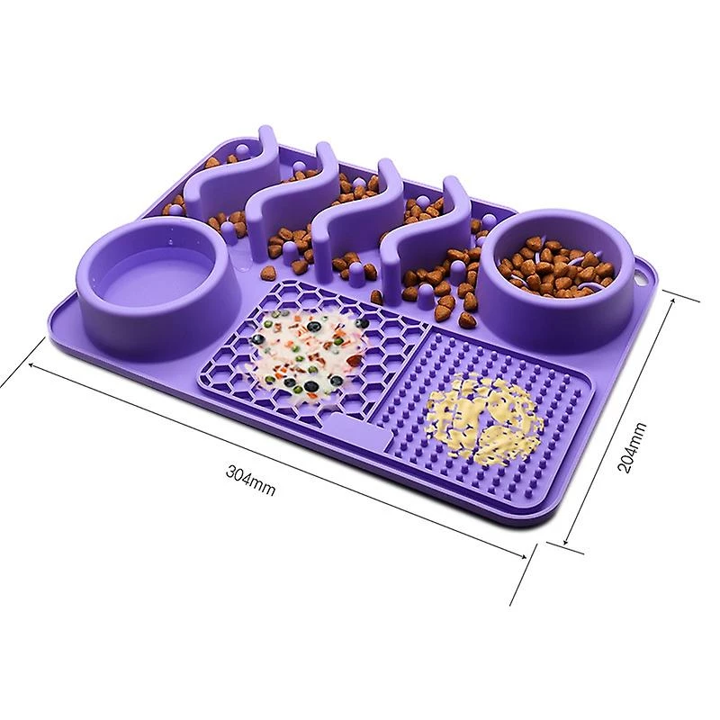 Alisili Dog Cat Slow Food Bowl Pet Dog Feeding Bowl Silicone Dog Feeding Licking Mat Dog Healthy Slow Food Feeder Bowl Mat Pet Supplies 4 Alisili Dog Cat Slow Food Bowl Pet Dog Feeding Bowl Silicone Dog Feeding Licking Mat Dog Healthy Slow Food Feeder Bowl Mat Pet Supplies – Image 4
