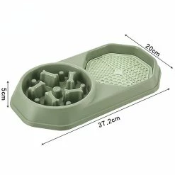 Alisili Big Slow Feeder For Medium And Large Dogs Bowl Non-slip On Floor Pet Food Bowls Anti-choking Good For Digestion Dog Training