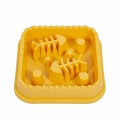 Alisili Healthy Anti-choking Prevent Gluttony Obesity Non-slip Dog Food Bowls Pet Slow Feeder Water Drinking Puppy Dishes