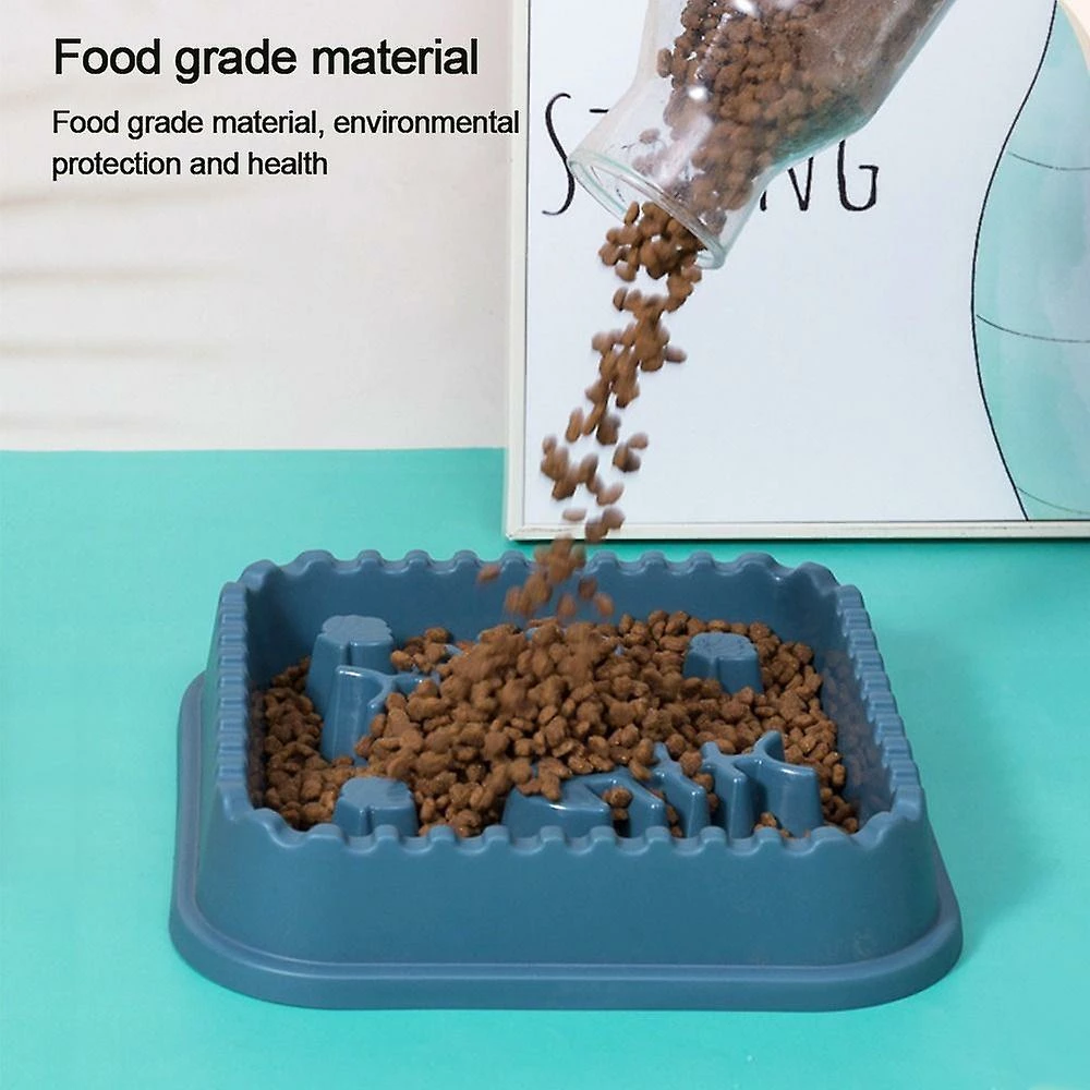 Alisili Healthy Anti-choking Prevent Gluttony Obesity Non-slip Dog Food Bowls Pet Slow Feeder Water Drinking Puppy Dishes 4 Alisili Healthy Anti-choking Prevent Gluttony Obesity Non-slip Dog Food Bowls Pet Slow Feeder Water Drinking Puppy Dishes – Image 4