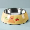 Alisili Dog Bowl-cat Bowl-large Capacity-anti-skid And Anti-knock-over-dog Basin-pet Slow Eating Bowl-pet Supplies-food Stainless Steel