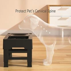 Alisili 4-height-adjustable Dog Raised Feeder Stand Food Slow Feeding Bowls Stainless Steel Water Bowl For Small Large Dogs Pet Supplies 8 Alisili 4-height-adjustable Dog Raised Feeder Stand Food Slow Feeding Bowls Stainless Steel Water Bowl For Small Large Dogs Pet Supplies -Pet Soin 811143079 max