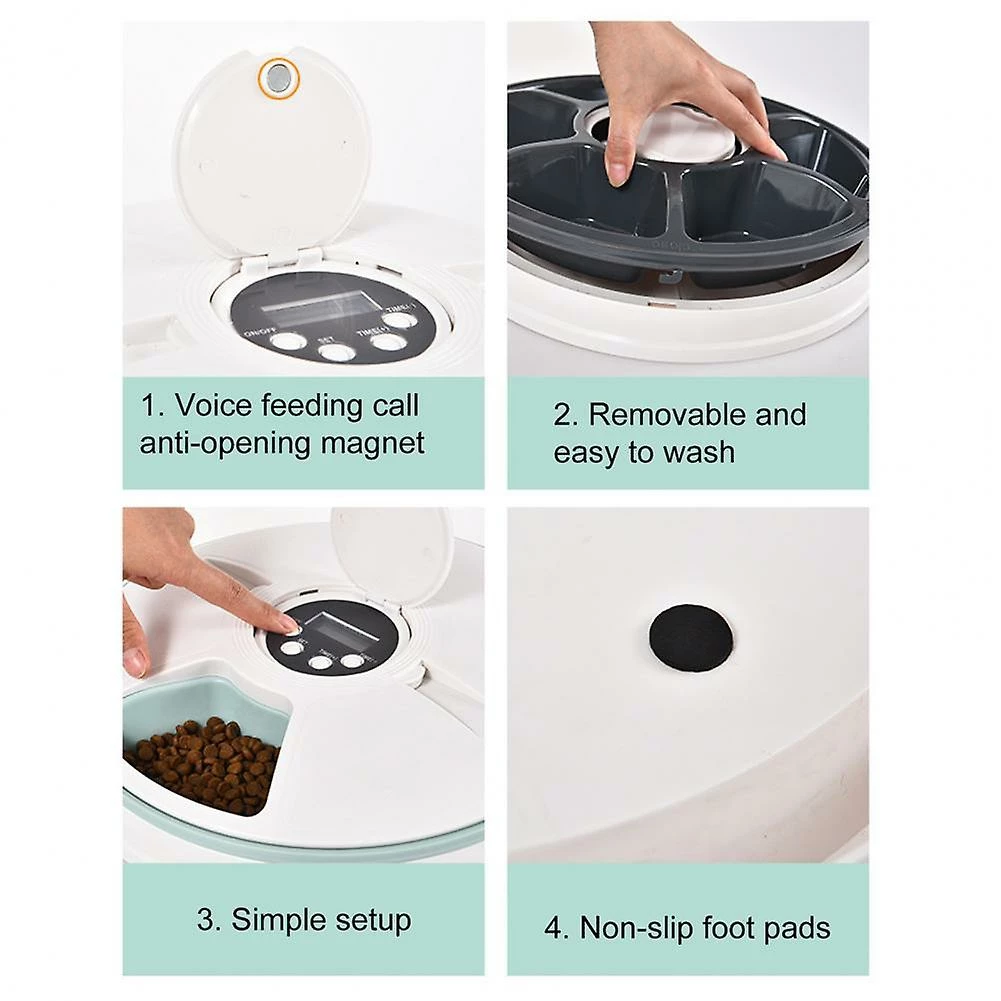 Alisili Practical Pet Feeder Bpa Free Cat Food Feeder Automatic Dog Cat Rabbit Puppy Tray Dry Wet Food Bowl Multi-purpose 3 Alisili Practical Pet Feeder Bpa Free Cat Food Feeder Automatic Dog Cat Rabbit Puppy Tray Dry Wet Food Bowl Multi-purpose – Image 3