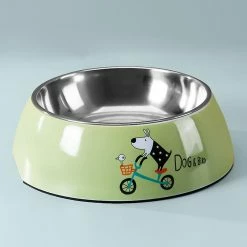 Alisili Dog Bowl-cat Bowl-large Capacity-anti-skid And Anti-knock-over-dog Basin-pet Slow Eating Bowl-pet Supplies-food Stainless Steel -Pet Soin 811143125 max