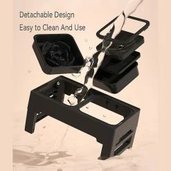 Alisili 4-height-adjustable Dog Raised Feeder Stand Food Slow Feeding Bowls Stainless Steel Water Bowl For Small Large Dogs Pet Supplies 9 Alisili 4-height-adjustable Dog Raised Feeder Stand Food Slow Feeding Bowls Stainless Steel Water Bowl For Small Large Dogs Pet Supplies -Pet Soin 811143141 max