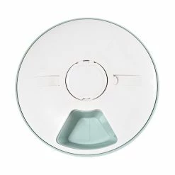 Alisili Durable Cat Food Feeder Easy Cleaning Pet Feeder 6 Grids Dog Cat Rabbit Puppy Tray Dry Wet Food Bowl Multi-purpose