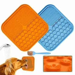 Alisili Mat For Pet Dog Slow Food Bowls With Suction Cup Feeding Food Bowl Silicone Dog Lick Pad Dog Slow Feeders Treat Dispensing 7 Alisili Mat For Pet Dog Slow Food Bowls With Suction Cup Feeding Food Bowl Silicone Dog Lick Pad Dog Slow Feeders Treat Dispensing -Pet Soin 811143445 max