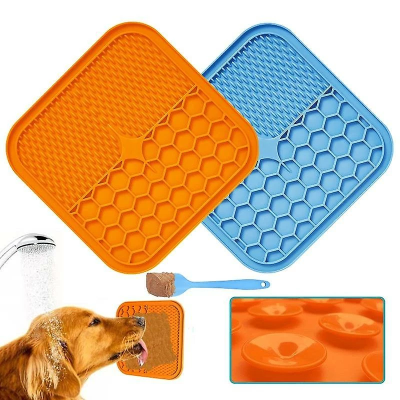 Alisili Mat For Pet Dog Slow Food Bowls With Suction Cup Feeding Food Bowl Silicone Dog Lick Pad Dog Slow Feeders Treat Dispensing 3 Alisili Mat For Pet Dog Slow Food Bowls With Suction Cup Feeding Food Bowl Silicone Dog Lick Pad Dog Slow Feeders Treat Dispensing – Image 3