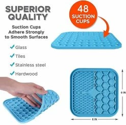 Alisili Mat For Pet Dog Slow Food Bowls With Suction Cup Feeding Food Bowl Silicone Dog Lick Pad Dog Slow Feeders Treat Dispensing 9 Alisili Mat For Pet Dog Slow Food Bowls With Suction Cup Feeding Food Bowl Silicone Dog Lick Pad Dog Slow Feeders Treat Dispensing -Pet Soin 811143514 max