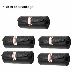 Alisili 5 Rolls 1 Pack Pet Garbage Bag Dog Poop Bag Garbage Bags Cleaning Waste