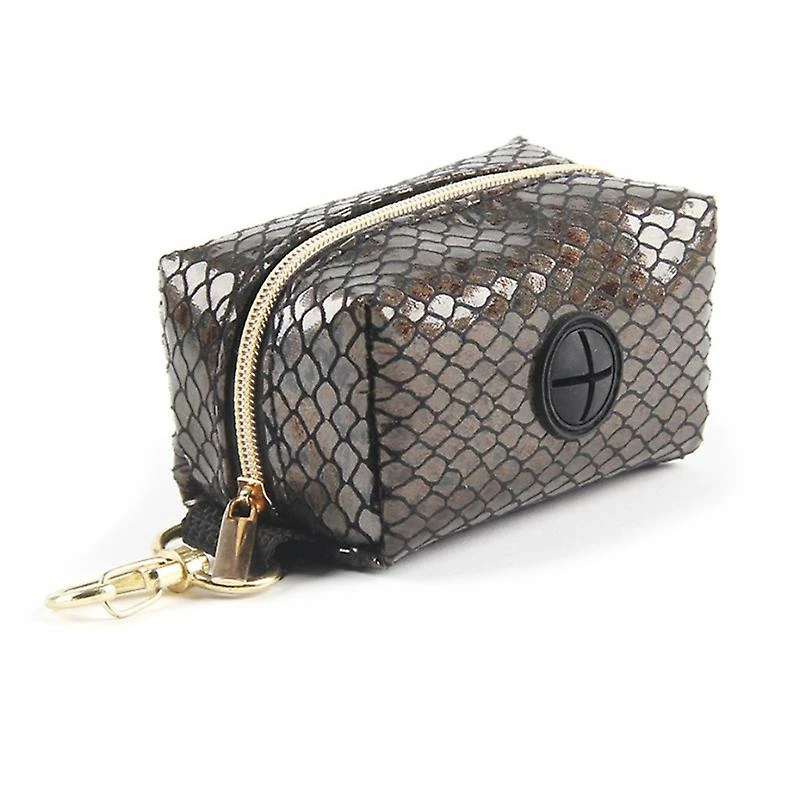 Alisili Pet Waste Bag Dispenser Dog Poop Bag Holder With Hook For Leashes Snake Print Accessory For Walking Running With Dogs 1 Alisili Pet Waste Bag Dispenser Dog Poop Bag Holder With Hook For Leashes Snake Print Accessory For Walking Running With Dogs