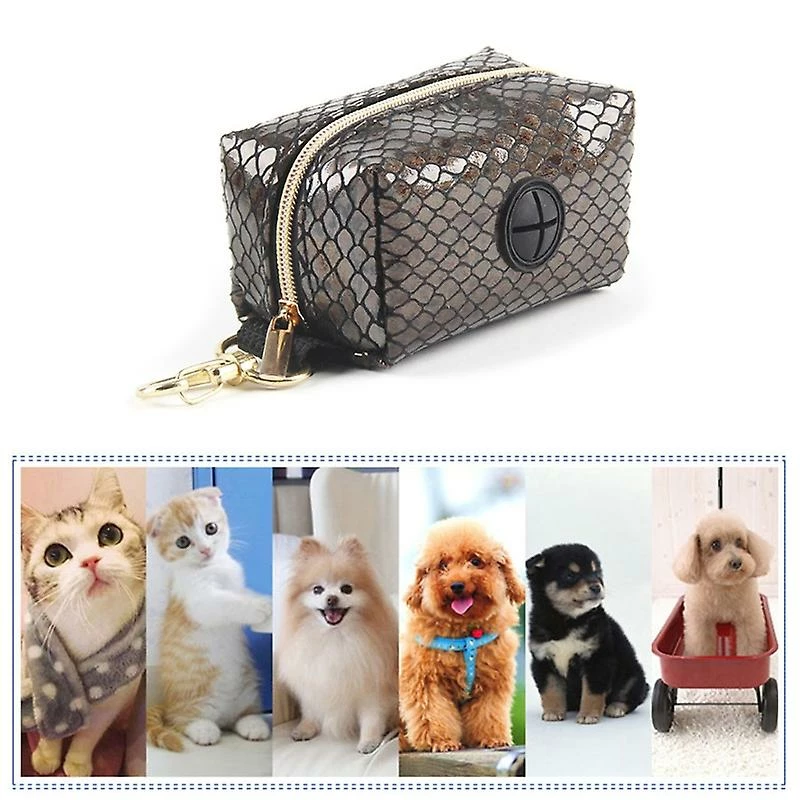 Alisili Pet Waste Bag Dispenser Dog Poop Bag Holder With Hook For Leashes Snake Print Accessory For Walking Running With Dogs 3 Alisili Pet Waste Bag Dispenser Dog Poop Bag Holder With Hook For Leashes Snake Print Accessory For Walking Running With Dogs – Image 3