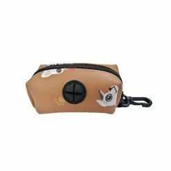 Alisili Dog Poop Bags Holder Leash Attachment Waste Bags Dispenser Fit Most Dog Leash For Hand Free Walking Compact & Portable