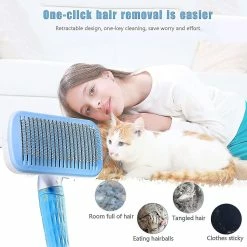 Unbranded Dog H Remover Comb Cat Dog H Ging And Care Brush For H Dog Pet Retire Hs Cleaning Bath Brush Dog -Pet Soin 811529939 max