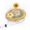 Unbranded Mignon Pet Straw Hat Avec Adjable Rope Metal Pet Sombrero Hat Cat Straw Hat Dog Sun Cap