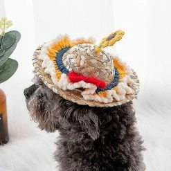 Unbranded Mignon Pet Straw Hat Avec Adjable Rope Metal Pet Sombrero Hat Cat Straw Hat Dog Sun Cap 9 Unbranded Mignon Pet Straw Hat Avec Adjable Rope Metal Pet Sombrero Hat Cat Straw Hat Dog Sun Cap -Pet Soin 812058635 max