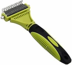 Unbranded Pet Grooming Hair Removal Peigne Dog Cat Grooming Tool Kit Double Side Lames Dentaires Brosse à Outils D’épilation Enlève Les Tapis Et Les Manteaux Enchevêtrés Pour Chiens Chat -Pet Soin 812537547 max