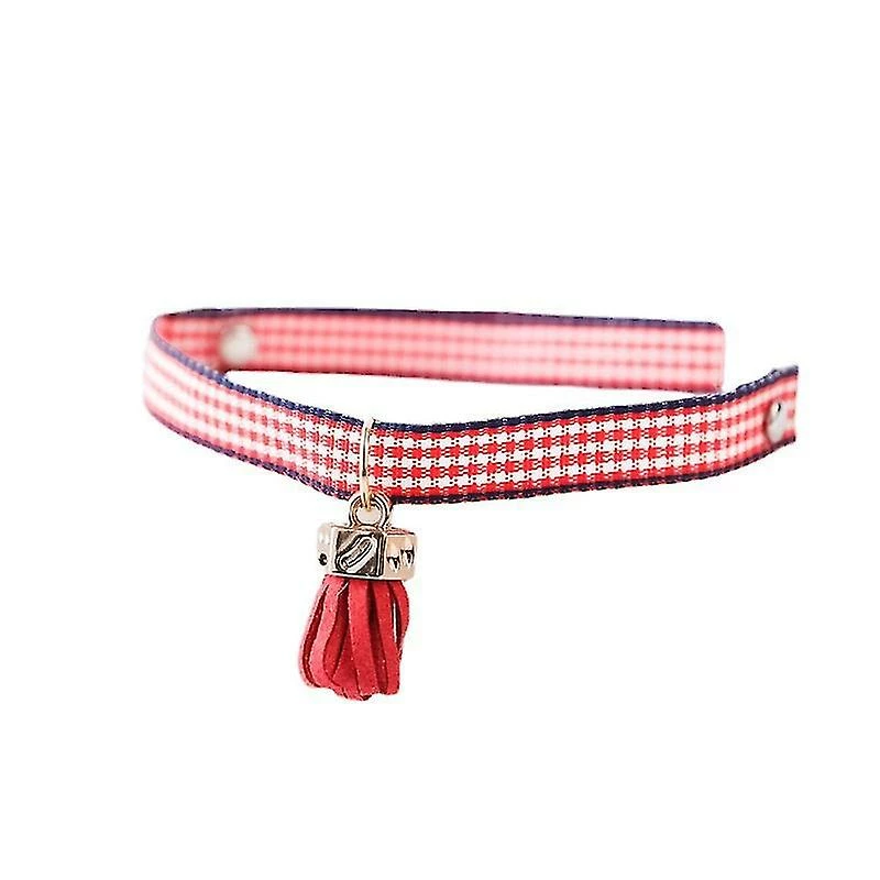 Unbranded Colliers Pour Chiens Et Chats Collier Chaton Facile à Porter Confortable Plaid Petit Animal De Compagnie Chien Cat Ceinture Pour Kitty Black Dog And Cat Colliers (couleur: Rouge) 1 Unbranded Colliers Pour Chiens Et Chats Collier Chaton Facile à Porter Confortable Plaid Petit Animal De Compagnie Chien Cat Ceinture Pour Kitty Black Dog And Cat Colliers (couleur: Rouge)