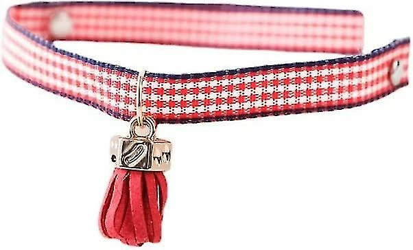 Unbranded Colliers Pour Chiens Et Chats Collier Chaton Facile à Porter Confortable Plaid Petit Animal De Compagnie Chien Cat Ceinture Pour Kitty Black Dog And Cat Colliers (couleur: Rouge) 2 Unbranded Colliers Pour Chiens Et Chats Collier Chaton Facile à Porter Confortable Plaid Petit Animal De Compagnie Chien Cat Ceinture Pour Kitty Black Dog And Cat Colliers (couleur: Rouge) – Image 2
