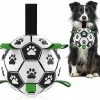 Unbranded Dog Toys, Interactive Dog Football Toys With Grab Tabs, Durable Dog Balls For Small Medium Breed Dog Water Toy Indoor Outdoor With Pump