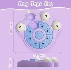 Unbranded Jouet De Puzzle Pour Chien, 3 En 1 Jouets Interactifs Pour Chiens Avec Fonction De Grincement Pour La Formation, Chien Slow Feeder Dog Treat Toy Treat Dispenser Dog Enrichment Toys, Slow -Pet Soin 812541156 max