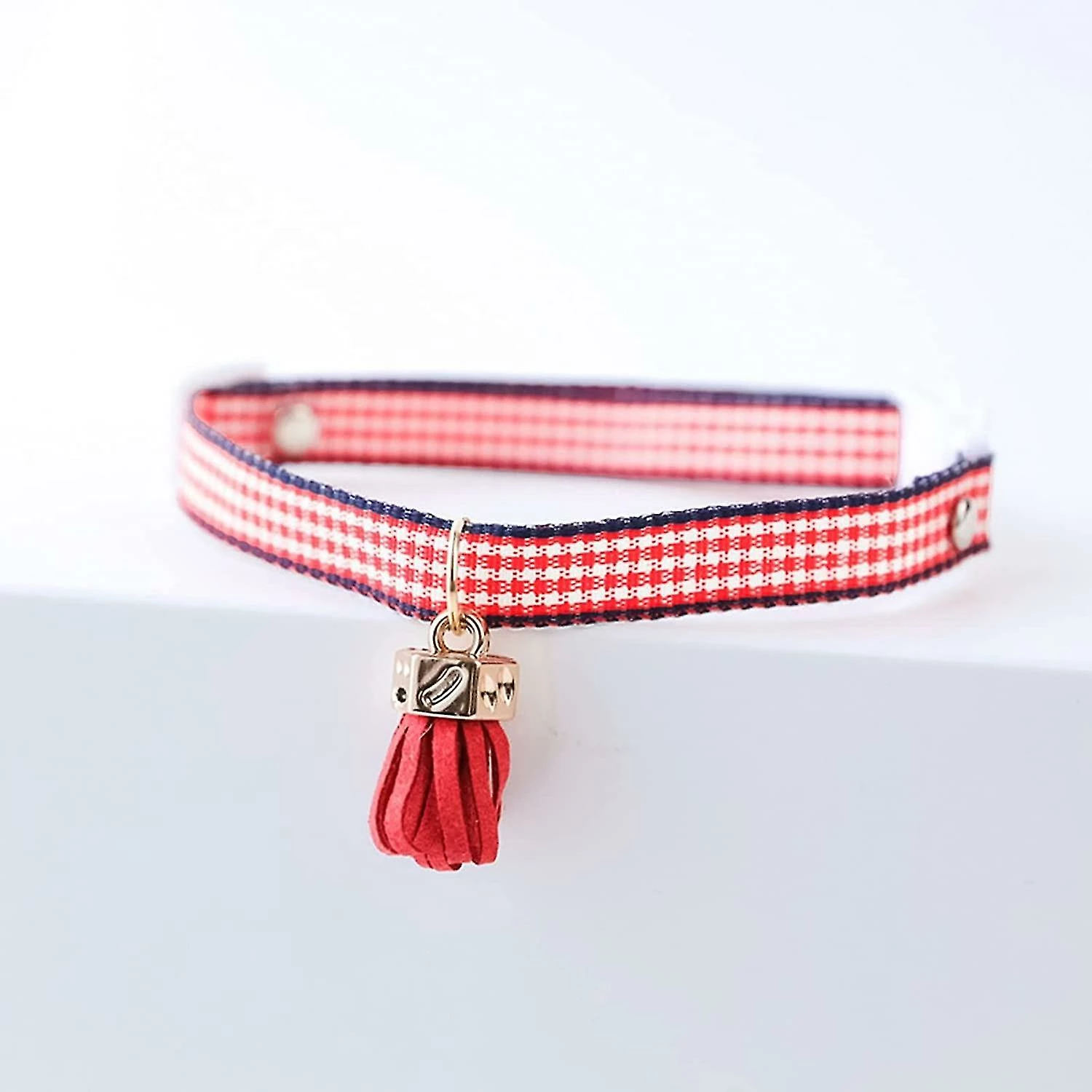 Unbranded Colliers Pour Chiens Et Chats Collier Chaton Facile à Porter Confortable Plaid Petit Animal De Compagnie Chien Cat Ceinture Pour Kitty Black Dog And Cat Colliers (couleur: Rouge) 4 Unbranded Colliers Pour Chiens Et Chats Collier Chaton Facile à Porter Confortable Plaid Petit Animal De Compagnie Chien Cat Ceinture Pour Kitty Black Dog And Cat Colliers (couleur: Rouge) – Image 4