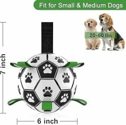 Unbranded Dog Toys, Interactive Dog Football Toys With Grab Tabs, Durable Dog Balls For Small Medium Breed Dog Water Toy Indoor Outdoor With Pump -Pet Soin 812541374 max