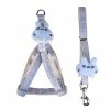 Unbranded Farfi Dog Collar Respirant Réglable Nylon Puppy Pet Walking Leash Harness Vest Pour Un Usage Quotidien