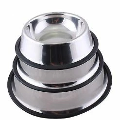 Unbranded Farfi 1 Pc En Acier Inoxydable Durable Pet Dog Cat Feeding Food Non Slip Bowl Dish 8 Unbranded Farfi 1 Pc En Acier Inoxydable Durable Pet Dog Cat Feeding Food Non Slip Bowl Dish -Pet Soin 814235309 max
