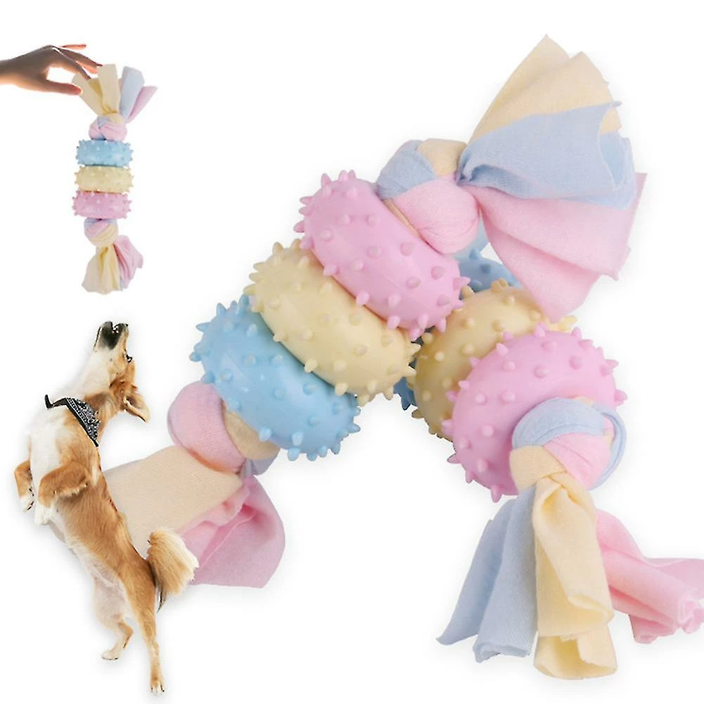 Unbranded Farfi Pet Dog Coton Corde Perle Molaire Dents Nettoyant Brosse Stick Interactif Mâcher Jouet 2 Unbranded Farfi Pet Dog Coton Corde Perle Molaire Dents Nettoyant Brosse Stick Interactif Mâcher Jouet – Image 2