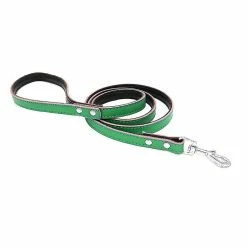 Unbranded Farfi Leather Dog Leash Traffic Leading Puppy Training Strap Chain Lock Pet Supplies