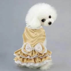 Unbranded Farfi Dog Harness Combo Escape Proof Easy Control Accessoire Princess Style Dog Harness Leash Avec Robe Pour L’extérieur -Pet Soin 814241164 max