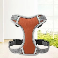 Unbranded Farfi Puppy Harness Buckles Conception Prevent Break Free Reflective Dog Vest Harnais De Traction Pour Grands Chiens -Pet Soin 814249426 max