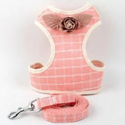 Unbranded Farfi Dog Harness Combo Escape Proof Easy Control Accessoire 3d Flower Dog Harness Leash Pour Outdoor -Pet Soin 814249640 max