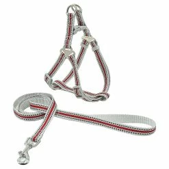 Unbranded Farfi Réglable Réfléchissant Pet Dog Harness Vest Leash Nylon Walking Traction Rope