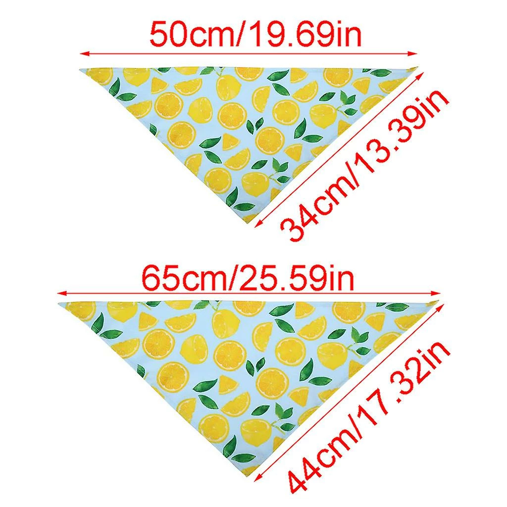 Unbranded 6 Pcs Summer Fruit Print Lavable Dog For Triangle Bibs Pet Kerchief Scarf For D 4 Unbranded 6 Pcs Summer Fruit Print Lavable Dog For Triangle Bibs Pet Kerchief Scarf For D – Image 4